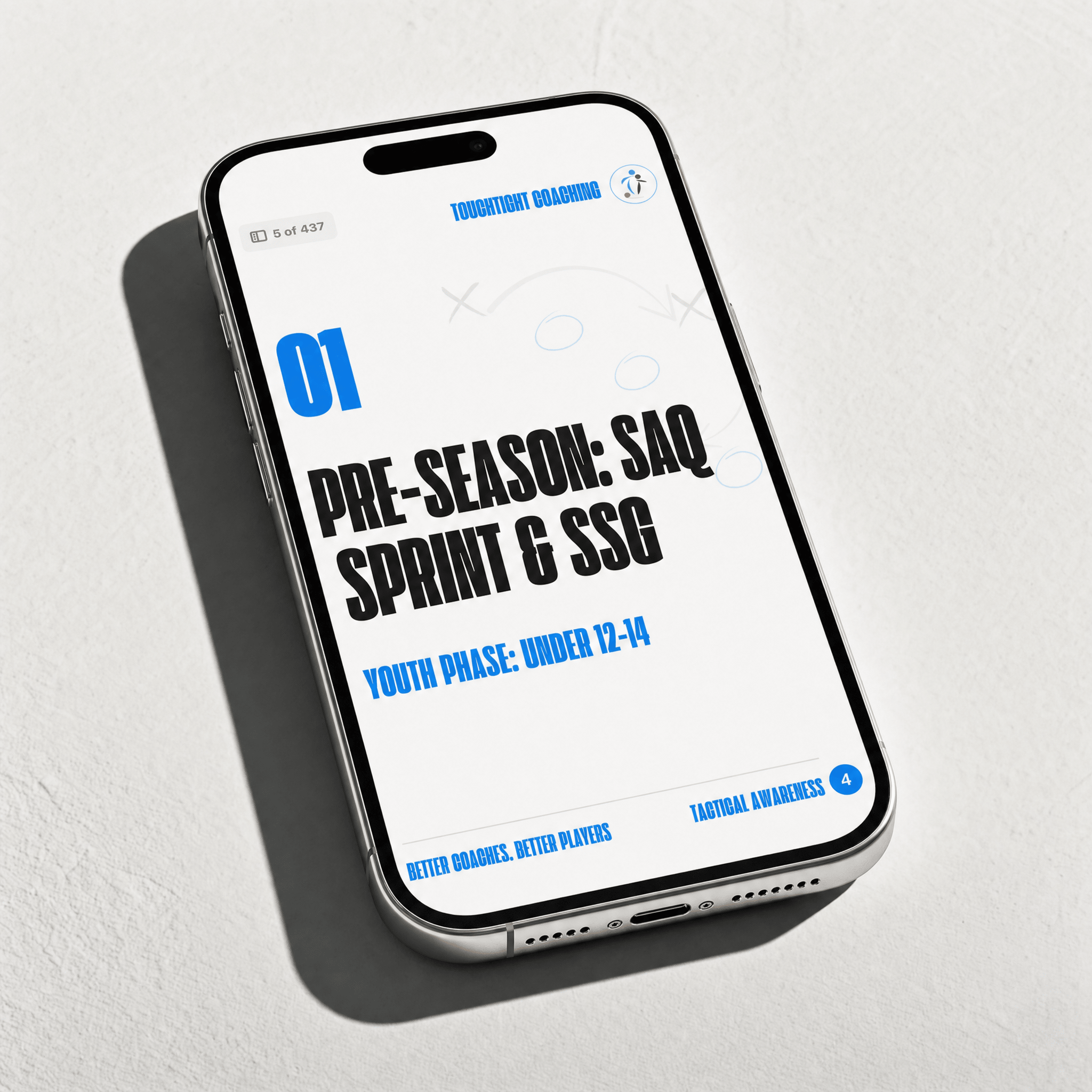 U12-14 Season Plan — SAQ Sprint introduction