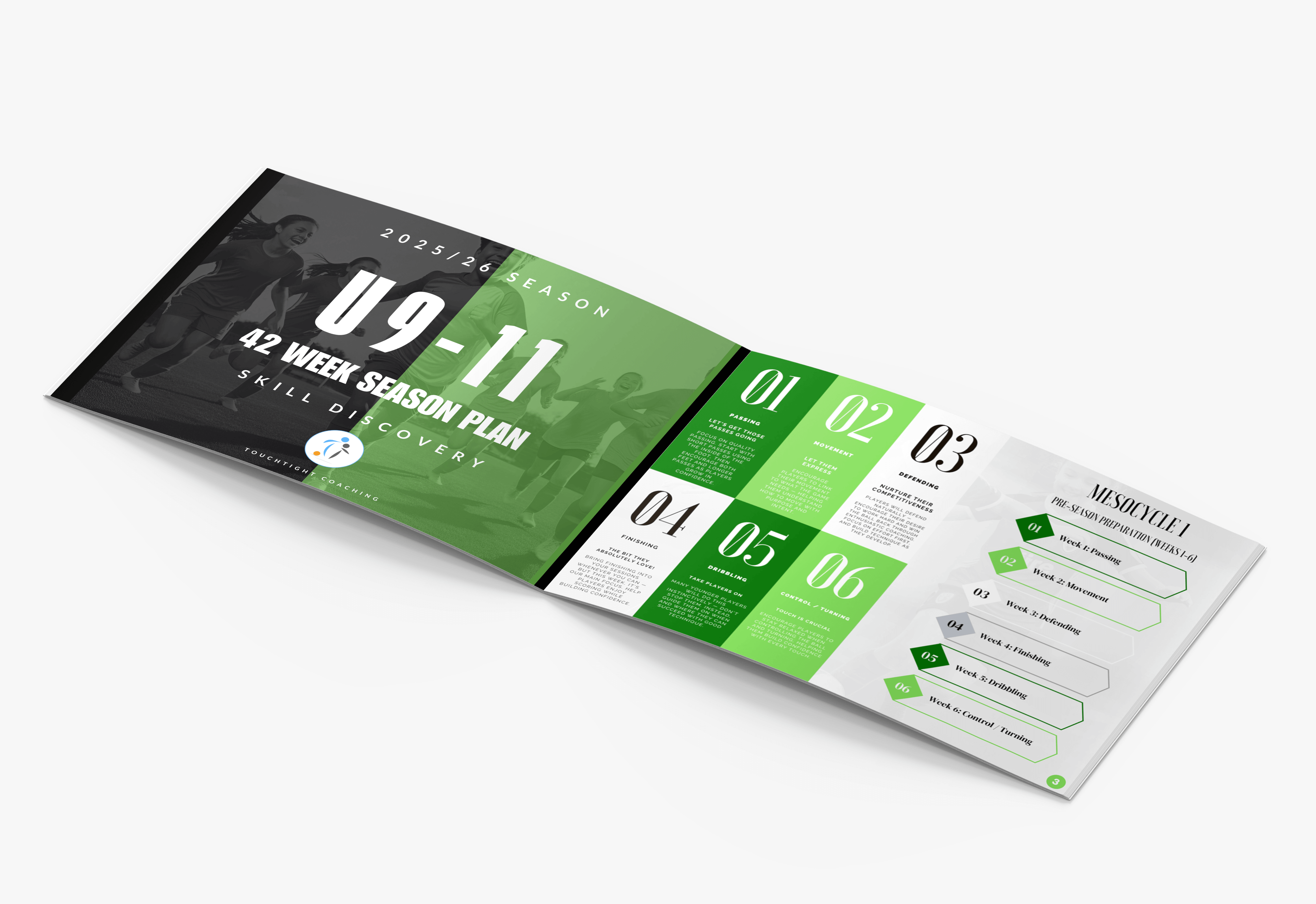 U9-11 Season Plan – Physical Book (Pre-Order)