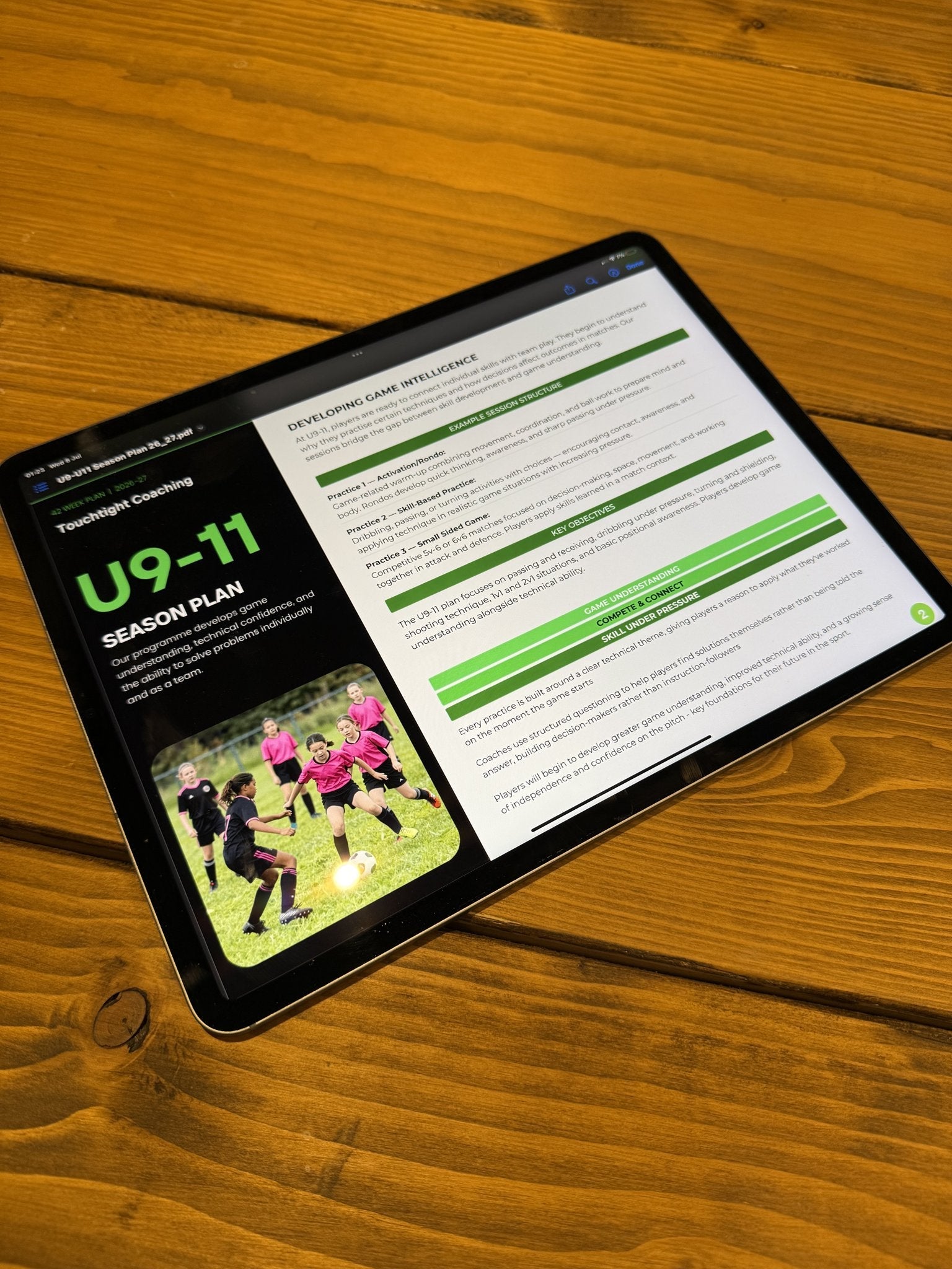 U9-11 Season Plan (2026/27 Master Edition + 1 Year Video Access)