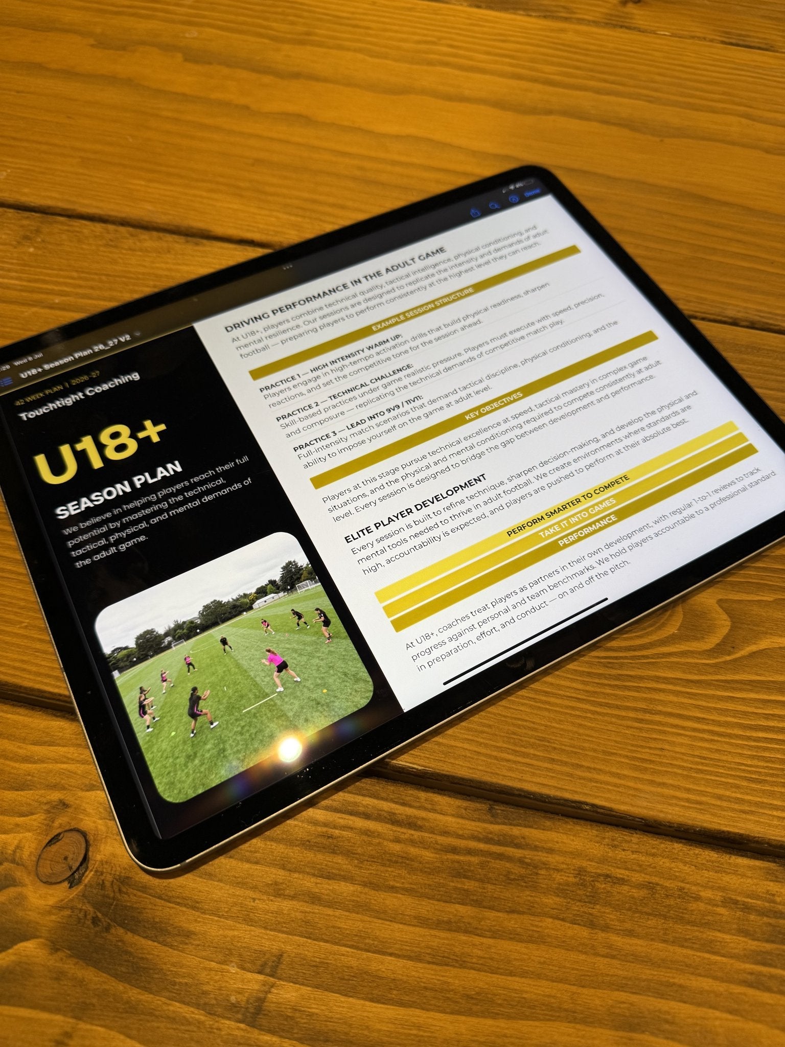U18+ Season Plan (2026/27 Master Edition + 1 Year Video Access)