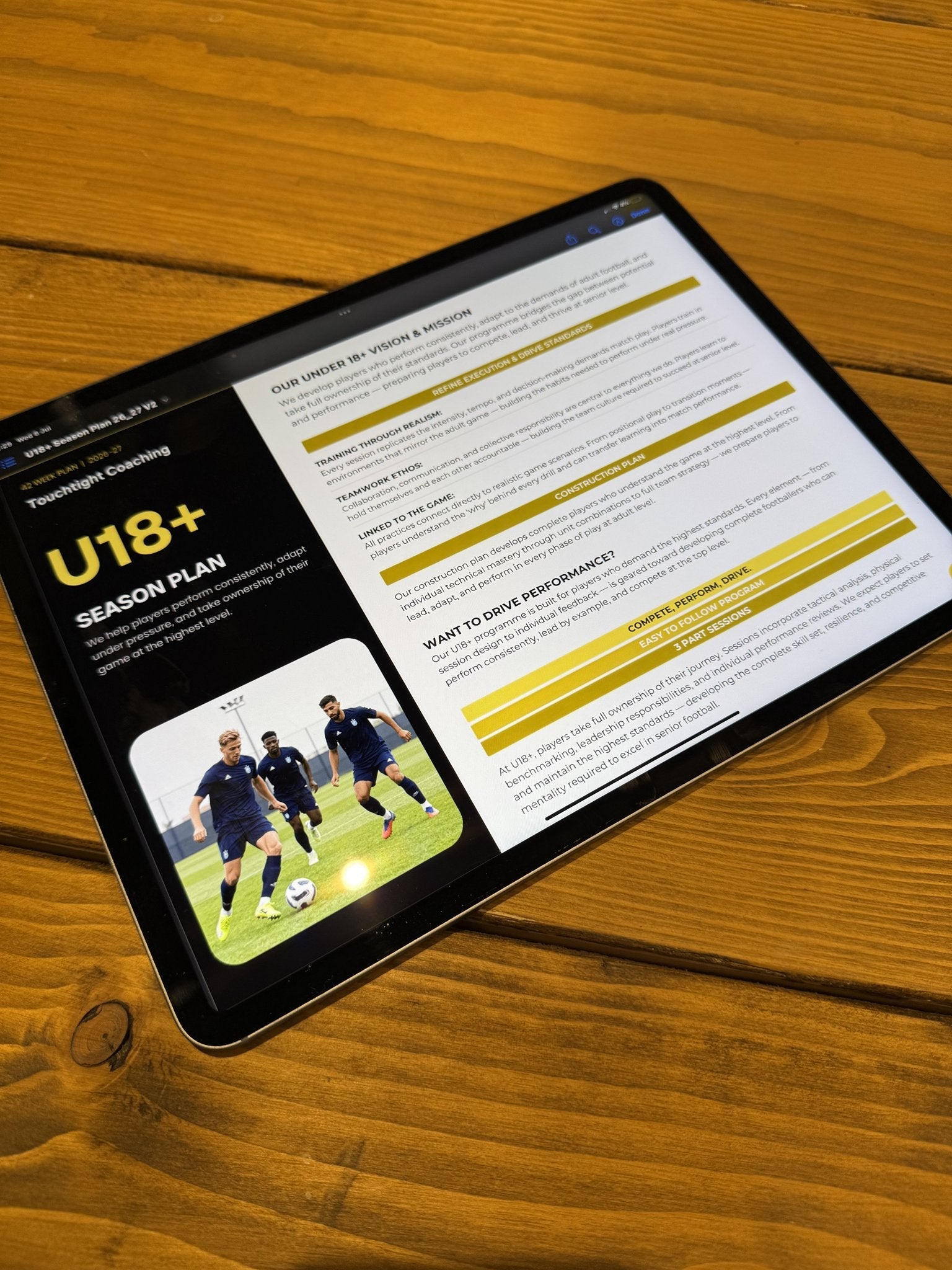 U18+ Season Plan (2026/27 Master Edition + 1 Year Video Access)